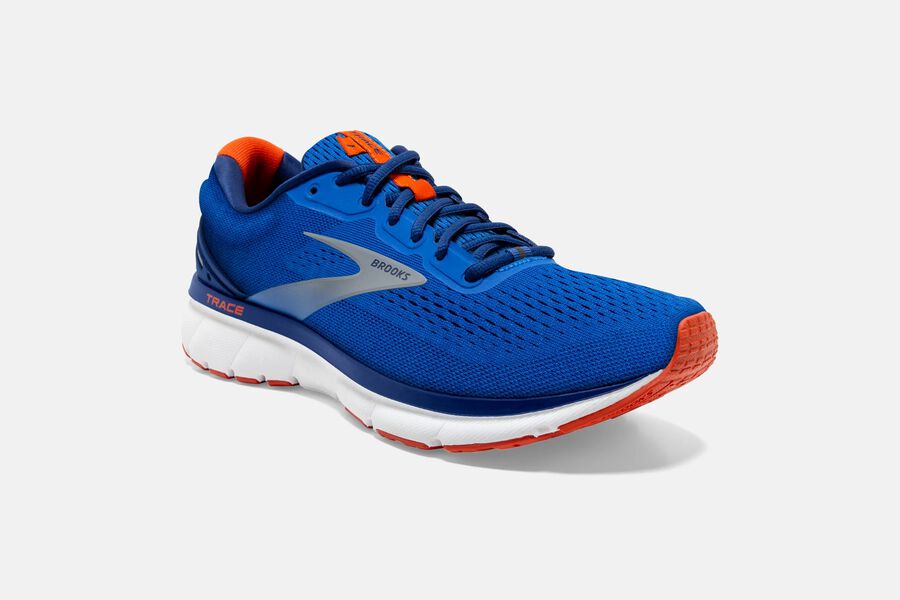 Trace Road Brooks Running Shoes NZ Mens - Blue - ZMYSOT-217